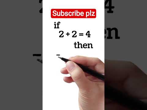 "If 2+2 = 4, then -2 - 2 = ? 🤔 | Simple Math Trick!"#mathsshorts #maths#ViralShorts #MathChallenge