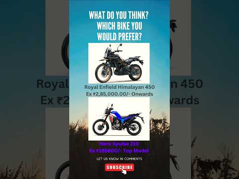 Himalayan 450 Vs. Xpulse 210 #himalayan450 #xpulse210 #bikecomparison #soulmachineriders