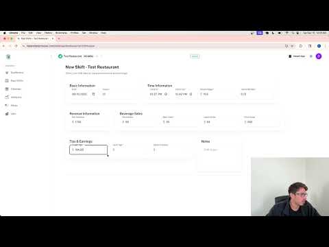 Tableside Tip Tracker Shift Entry #38 – Be a Better Server, Get More Tips, Know Your Numbers