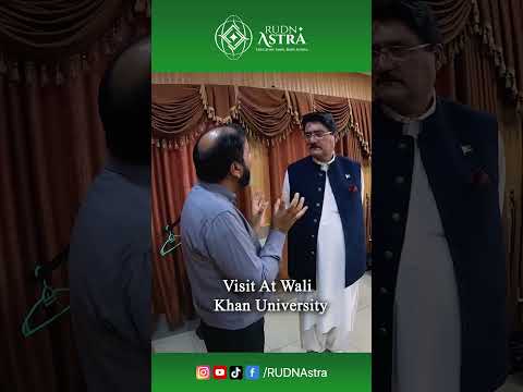 Wali Khan University Presents Shields & Gifts to Abrar ul Haq | RUDN Astra