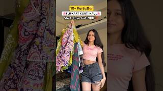 Part-1 of 10+ Flipkart Kurtis starting from 200/-‼️ #ytshorts #flipkarthaul #viral #kurti