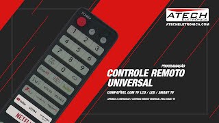How To Program / To Setup Universal Remote Control Smart TV V-2240 Pro (780790)