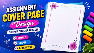 Easy Project Border Design | Assignment Border Design | Simple Border Design | Border Design