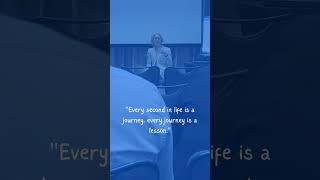 Every journey is a lesson that shapes who we are and how we #grow. #lifejourney #lessonslearned