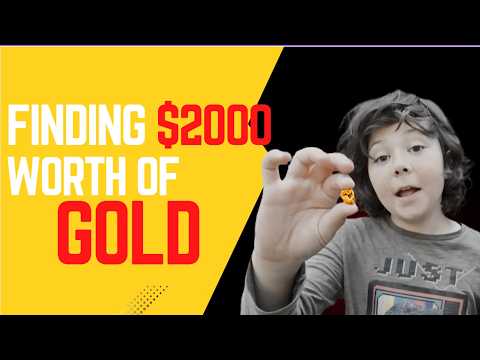 Kid finds $1000's worth of Gold!