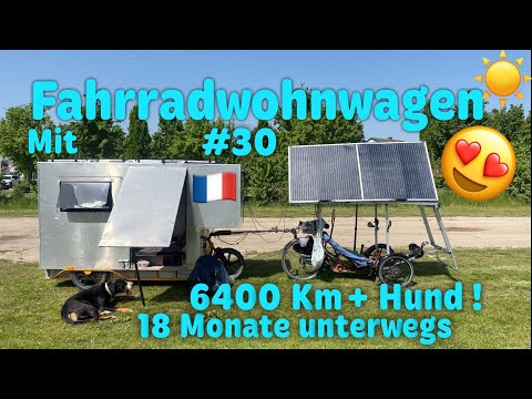 ‼️MOTORÜBERHITZUNG😳+Abschaltung bei langem Anstieg‼️Fahrradwohnwagen Bicycle Camper Radreise Outdoor