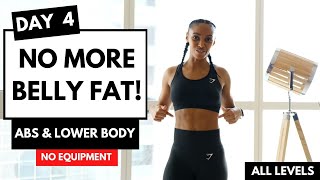 DAY 4 - LOSE WEIGHT - EXERCISES TO LOSE BELLY FAT (14 Day Exercise Challenge)