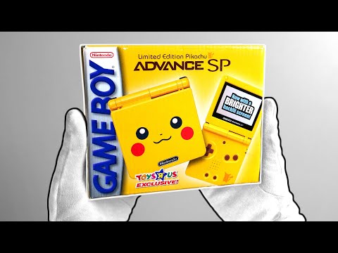 Legendary Pokémon Console Unboxing! - Nintendo Game Boy Advance SP Toys "R" Us Pikachu