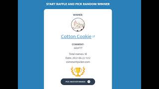 Youtube Random Comment Picker : Redrawing For A New Winner For Goat Giveaway!