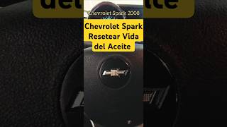 ✅️Resetear Chevrolet Spark 2008,2009,2010 la Señal de Mantenimiento o servicio #Resetear
