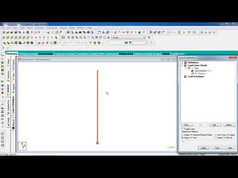 Day 40 STAAD Pro Tutorials   Analysis & Design of Steel Column