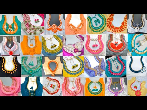 న్యూ మోడల్ బ్లౌజ్ డిజైన్స్💗 blouse back neck designs party wear😇 || trending model designs 2024 😍 ||