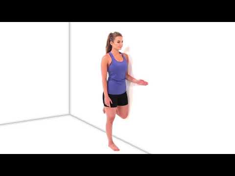 How to Do an Isometric Gluteus Medius at the Wall | Medbridge