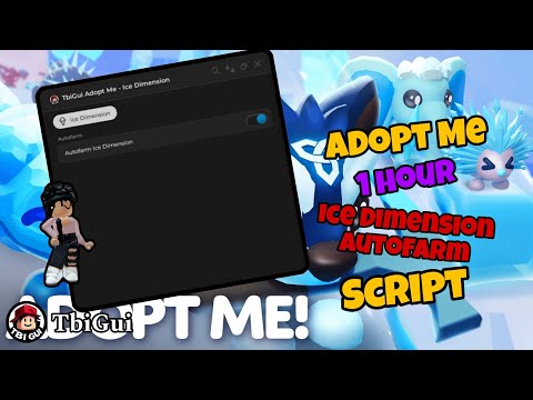 Roblox Adopt Me 1 Hour Ice Dimension Autofarm Script showcase