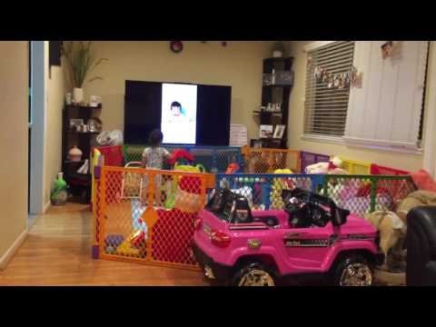 Miranda watching tv