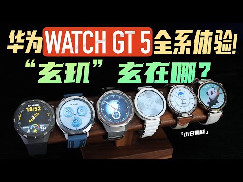 「小白」华为WATCH GT 5全系开箱：“玄玑”到底玄在哪？