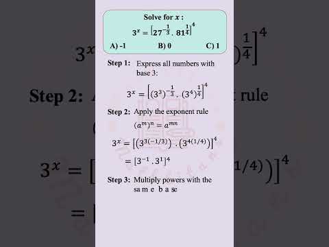Math Olympiad Question 8: Exponent Battle! Can You Solve This Trick Equation?