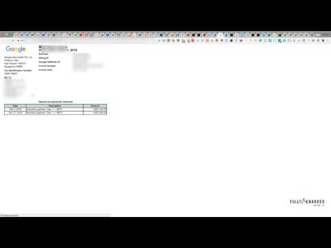 How To Get Your AdWords Invoices