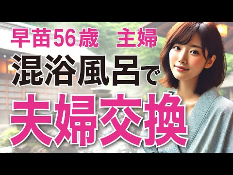 【夫婦交換】温泉宿で知り合ったご夫婦と混浴。私たち夫婦が過ごした甘美な一夜の出来事