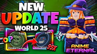 Everything NEW in Update 21 Anime Eternal ROBLOX (NEW WORLD)