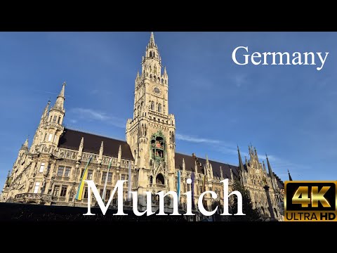 Exploring Munich(München), Germany I 4K I Part 1