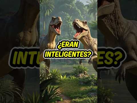 ¿LOS DINOSAURIOS ERAN INTELIGENTES? #animales #dinosaurios