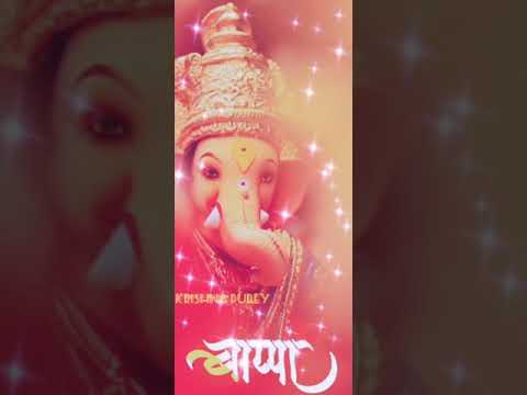 sukhkarta dukhaharta devancha Dev to Ganpati😌😌😌|small status video|by Krishna Dubey Ganpati status 🙏