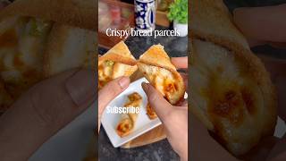 Cheesy Bread Parcels Recipe 🧀🥪#shorts #quickrecipes #breadsnacks