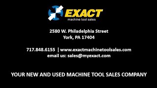 Exact Machine Tool Sales  - Brands Offered
