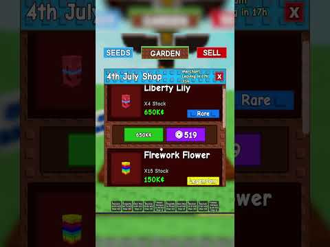 NEW 4TH OF JULY SHOP! NEW BALD EAGLE PET! #roblox #growagarden #shorts