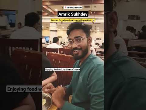 Amrik Sukhdev@Murthal😋 #Paratha #shortfeed #shorts #india #viralvideo #haryana