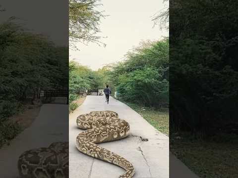 Anaconda big snake chase #shorts