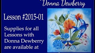 Learn to Paint - Lessons with Donna 2015-01 Multi Media Bird