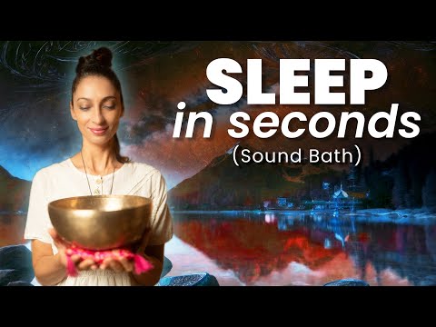 SLEEP IN SECONDS | Reset The Vagus Nerve | Sound Bath Healing Meditation | Sleep Frequency Music