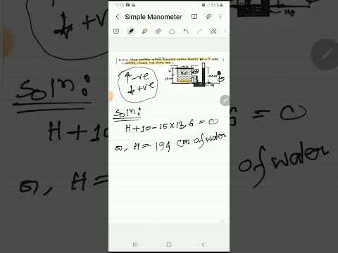 p4: Simple manometer gauge pressure