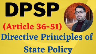 Directive Principles of State Policy (Article 36-51) Political Science UG 2nd Sem#kashmiruniversity