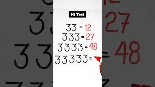 99% will Fail.. in this IQ Test 😱 #math #mathtest #mathchallenge #basicmath #easymath