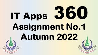 AIOU Code 360 Solved Assignment No.1 Autumn 2022