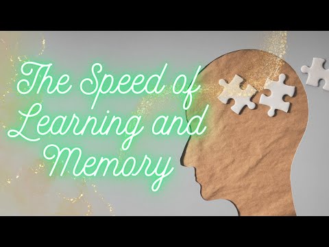 The Speed of Learning and Memory