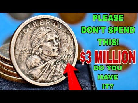 ULTRA RARE Sacagawea Dollar Coins Worth Up To $25,000! 2000 Gold Dollar You Might Have!