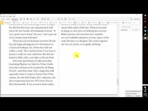 ADOBE ACROBAT DC - Text Correction Markup Tool