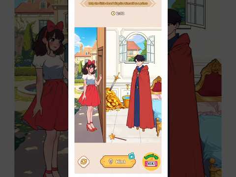 Brain Puzzle Tricky Quest Level 36 Dwarf Prince - Help the little dwarf disguise himself as a prince