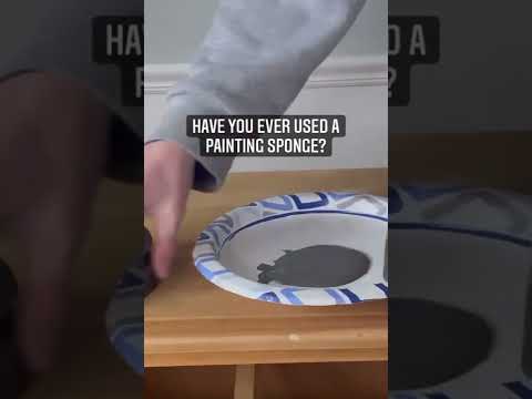 How to Use a Paint Sponge | Easy Hand Painting | Ecofriendly Furniture Update