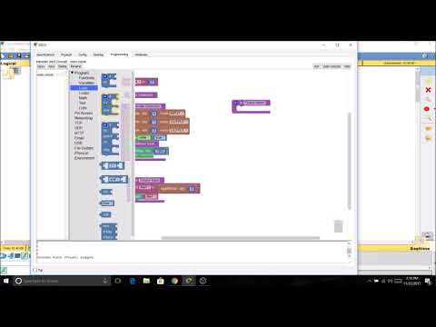 Packet Tracer IoT Tutorial video 5  Basic Programming