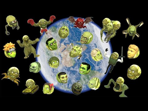 SPACE ALL LIN GANG MELON LING GANG BOOS ZOMBIE LIN GANG SKIBIDI SPARTAN KICKING in GMod