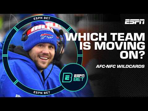 AFC & NFC Wild Card Matchups 🃏 Who’s moving on? 👀 | ESPN BET Live