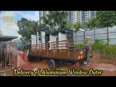 Delivery of Aluminium Window Outer @  Central Park