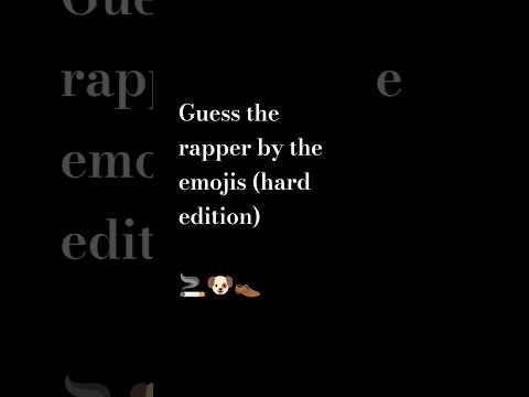 Guess the rapper hard edition #rappers #hard #shorts #random