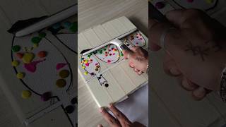 Easy Art Using Window Wiper / Colorful Birds 🐤🦆 #easyart #diy #shorts