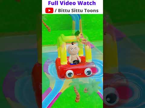 Garmi Mein Water Park | Water Park Mein Masti | Funny Comedy Video - Bittu Sittu Toons